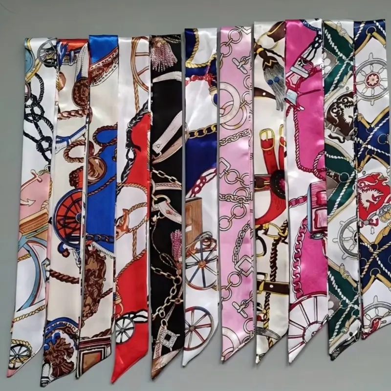 6pc Twilly Scarf for handbags