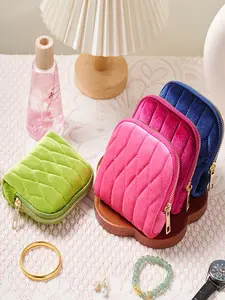 Fashionable Jewelry Storage Bag, Earring & Necklace Organizer, Portable Travel Case for Daily Use, Work Essentials