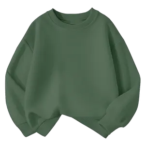 Plain Crewneck Sweatshirt Long Sleeve, Unisex Fleece Pullover, Cozy Fit for Men and Women, Tops Menswear, Casual Streetwear