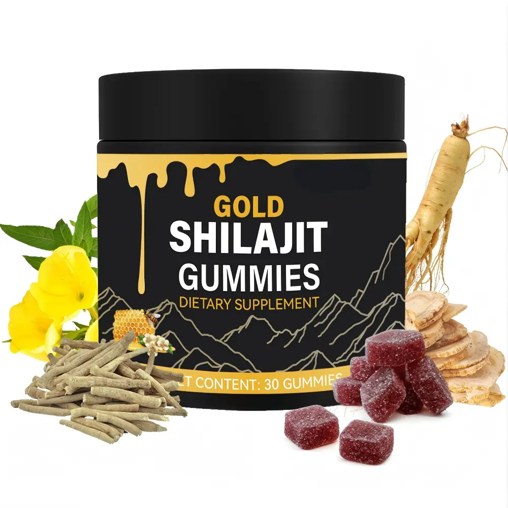 Shilajit Gummies with Organic Manuka Honey | Boosts Energy & Stamina | Sports Fitness Supplement 30 Gummies
