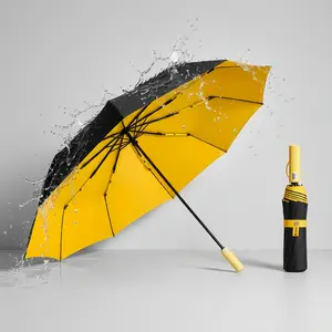 Oversized Golf Umbrella for 2 People, 49" Windproof Folding Heavy Duty Umbrella