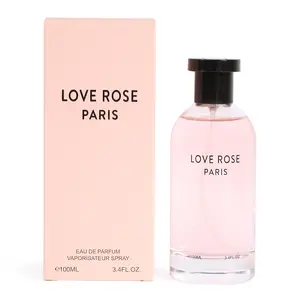 Love Rose Paris Eau De Parfum Spray Perfume for Women 100ml/3.4fl.oz. - Women's Fragrance
