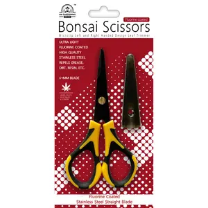HK Fluorine Coated Garden Pruning Bonsai Shears Scissors for Plant Trimming - Ultra Light Design