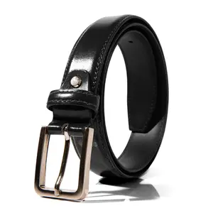 Umo Lorenzo Men's Cut to Fit Genuine Leather Belt – Black