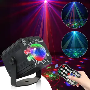 Flashback Events 3 in 1 USB Powered Disco Ball Laser and LED Strobe Party Light w Remote, Sound Activated Party Light for Home, KTV, Bar, Stage, Birthday, Halloween, Xmas, Rave Parties, House Parties, Rave light