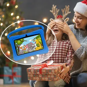 Veidoo 7 Inch Android Tablet for Kids, Wifi, 1GB RAM 16GB ROM/2GB RAM+32GB ROM, Dual Camera, Security Eye Screen, Games, Parental Controls, Educational Apps, Comes with A Durable Shockproof Case Tablet