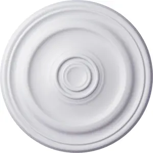 CM16KP Kepler Traditional Ceiling Medallion, 15 7/8"OD x 1 1/2"P (For Canopies up to 3 3/4"), Factory Primed