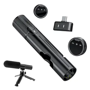The new S93 wireless desktop lavalier microphone is a handheld microphone suitable for live streaming, short videos, and AI noise reduction.