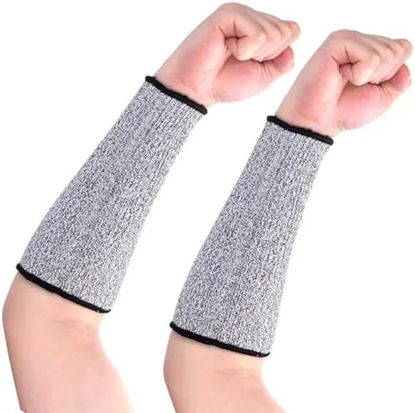 Cut Resistant Sleeves for Arm Protection, Bite-Proof Forearm Protector, Gardening Sleeves for Thin Skin