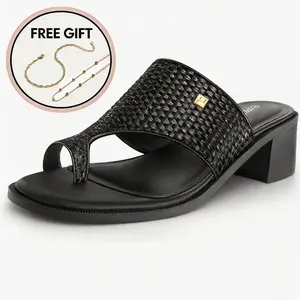 Women's Aurelia Low Block Chunky Heels Sandals Open Toe Slip on Mules Comfortable Dressy Summer Pump Shoes with 1.57 Inches Tall Thick Heel