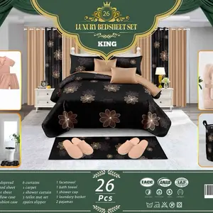 26 pieces bedsheets sets very good quality and super big