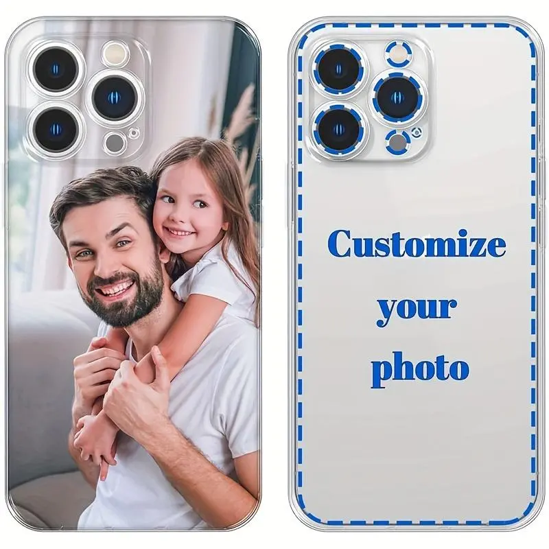 For iPhone 16 16e 15 14 13 12 11 Pro Max Mini SE 2020 2022 XS XR 6 6s 7 8 Plus DIY Po Customized Soft Case TPU back cover