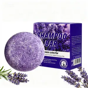 Shampoo Bar for Thin Fine Oily Hair Gives Hair Volume & Body Natural Healthy Look and Shine Paraben Free Lavender and Rosemary 2.26 oz
