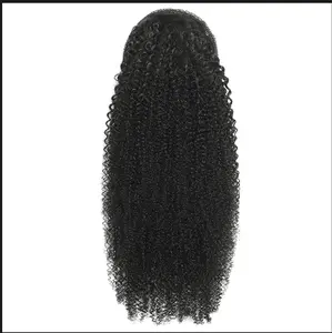 Kinky Curly Brazilian Hair Drawstring Ponytail