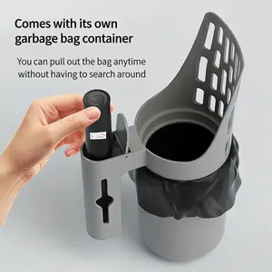 No more searching the whole house for trash bags! This cat litter scoop has a storage compartment, making litter scooping faster! Litter Box 🚀