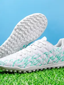 Football Shoes TF Studs, Outdoor Sports Cleats, Durable Anti-Slip, Superior Traction, Ankle Protection, All-Season, Essential for Soccer Lovers