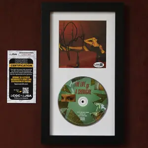 Taylor Swift 13.25 x 7.75 Signed JSA Authenticated "The Life of a Showgirl" Framed CD