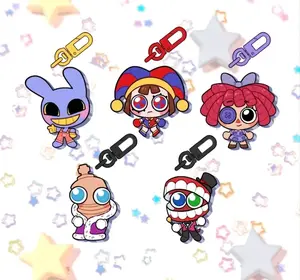 The Digital Circus Acrylic Keychains, Pomni, Jax, Kinger Inspired  Keychain, Double Sided Keychain, collectible item, gift for fans.