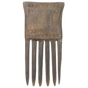 Vintage Baule Comb from Ivory Coast - 5" x 2.5"