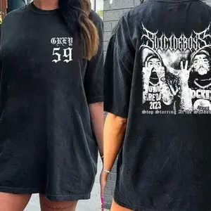Grey59 $UlClDEBOYS Shirt, Grey Tour G59 2025 Tee, $UlClDEBOYS Merch, Rap Music Shirt - Unisex Rapper Clothing MRW 6Q1