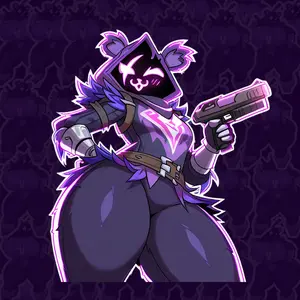 Cyber Panda Girl Sticker – Tactical Anime Vinyl Decal for Laptop, Water Bottle, or Console – Gift for Anime Fans