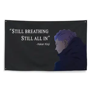 Hakari Kinji American Flag Anime JJK: Jujutsu Kaisen Banner Outdoor Decor Decoration Garage Flags Tapestry Flaga