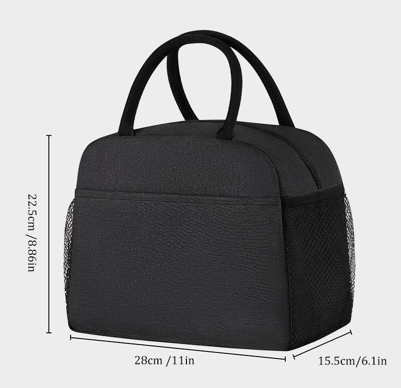 MEXS Insulated Lunch Bag for Women and Men with 10L Large Capacity Leakproof Design and Side Pockets Perfect for Work Office Travel and Picnic