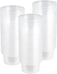 1oz Crested Gecko  Cups, 100 count Reptile Plastic Feeding Dish