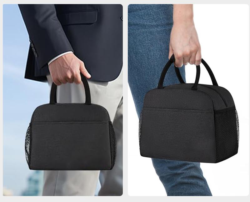 MEXS Insulated Lunch Bag for Women and Men with 10L Large Capacity Leakproof Design and Side Pockets Perfect for Work Office Travel and Picnic MEXS Insulated Lunch Bag for Women and Men with 10L Large Capacity Leakproof Design and Side Pockets Perfect for Work Office Travel and Picnic