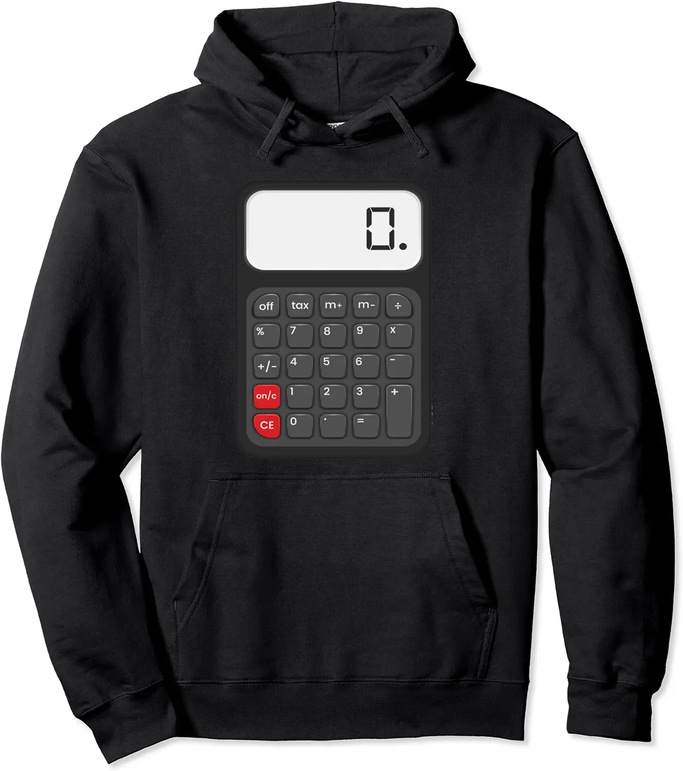 Calculator Costume Halloween Easy Cosplay Math Geek Outfit Pullover Hoodie - Kevincifuen Shop 78B0CK72HQBY