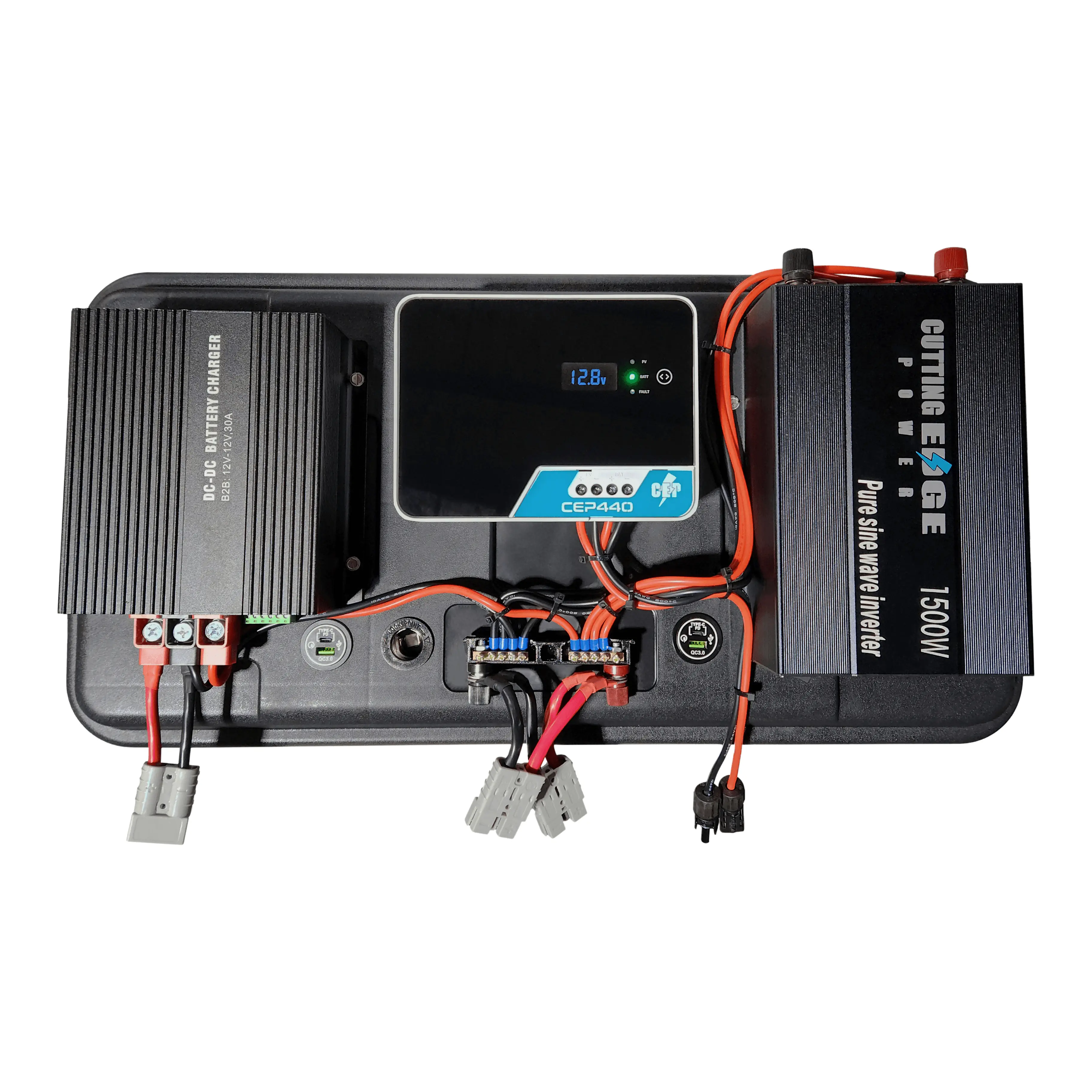 Wall Mount Solar Generator for Vans, Trucks, Overlanding Vehicles, 4X4s and Compact Space-Saving Areas