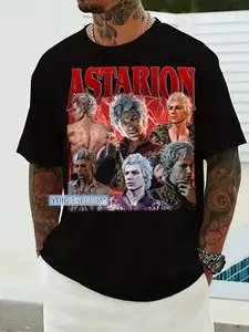 Vintage 90s Graphic Style Astarion Baldurs T-shirt, Baldurs Gate 3 Game Tee Gifts For Man and Women Unisex T-Shirt