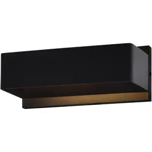 CWI Lighting Lilliana LED 12 inch Black Wall Light 7146W12-101