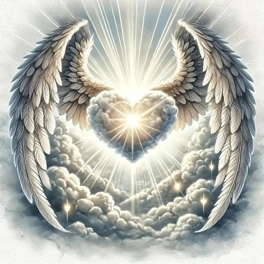 Angel Wings Pattern DIY Diamond Arts Colorful Painting Kit without Frame, DIY 5D Diamond Arts Colorful Painting Kit, Wall Art Decor for Home, Diamond Painting Kits, Crafts