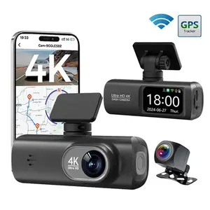 🔥4K Dual Dash Cam! GPS+APP | End Accident Disputes🚗🚗 (WithOut Card)Non-rechargeable, must be used while plugged in.