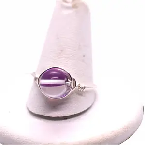 Shimmer Mermaid Wire Wrapped Ring