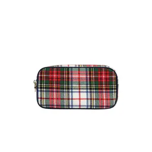 Stoney Clover Lane Flat Pouch in Elevated Primary Plaid