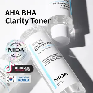 NIDA AHA BHA Clarity Toner Daily Exfoliant Skincare Soothing