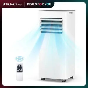 Deals For You Days COWSAR 8,000/10,000 BTU Portable Air Conditioners Cool Up to 350/450 Sq.Ft, 4 Modes Portable AC Unit with Remote Control/LED Display/24Hrs Timer/Installation Kits for Bedroom/Home/Office/Dorms, White summerwins