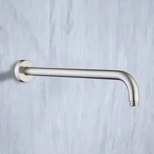 24'' Round Wall Mount Shower Arm With Flange L2-24