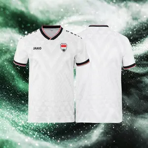 2026 Iraq Home White Away Green Third Black Short Sleeve Soccer Jersey