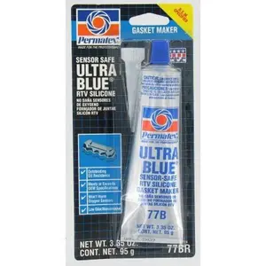 Permatex 3 Oz Ultra Blue RTV Silicone Gasket Maker 81724 Permatex 3 Oz Ultra Blue RTV Silicone Gasket Maker 81724