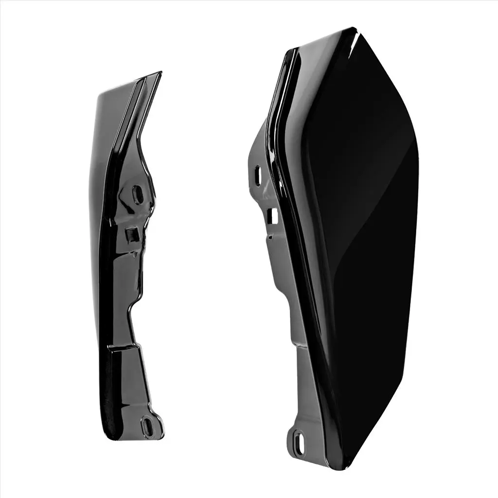 Vivid Black Mid-Frame Air Deflectors for Harley® Touring '09-'25