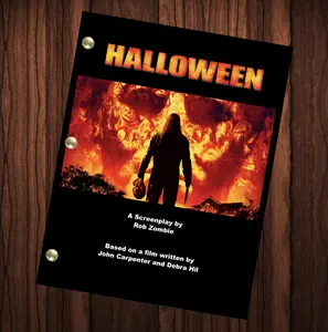 Rob Zombie Halloween Movie Script Reprint Full Screenplay Full Script Horror Movie Cinema