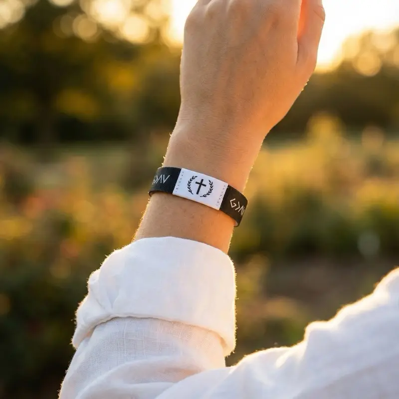 Faith Alive NFC Bible Bracelet - Inspirational Religious Jewelry for Daily Devotion with NFC Tap Feature & Comfortable Everyday Wear