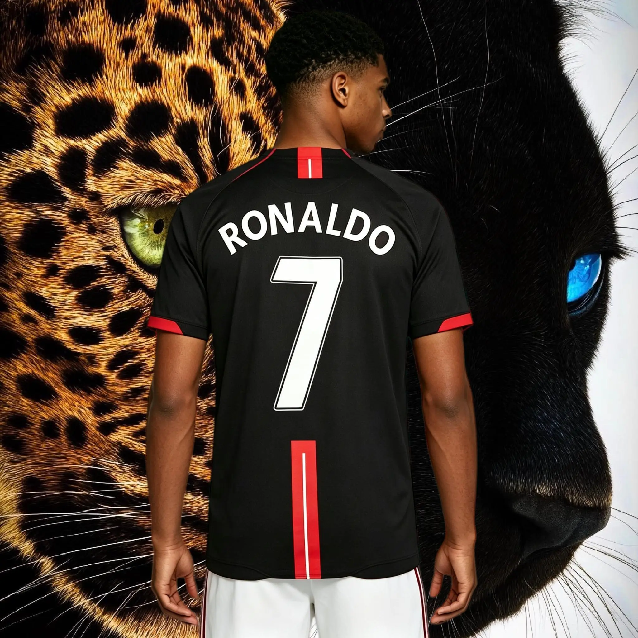 07-08 Short Long Sleeve NO.7 Ronaldo Soccer Jersey
