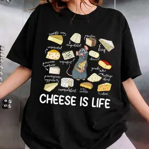 Ratatouille Cheese Is Life Comfort Colors T-shirt