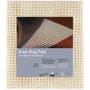 Non Slip Area Rug Gripper Rug Gripper for Hardwood Floors, Laminate, Vinyl, Stone & Tile, Anti Slip Area Rug Pad for Under Rugs