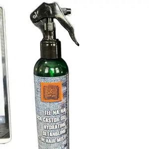 Tee Na Na Black Castor Oil Leave-In Hair Mist for Haircare - Mousse Natural Haircare leave-in Blend Fragrance Hydrate Comfort deep conditioning treatment curl cream wavy