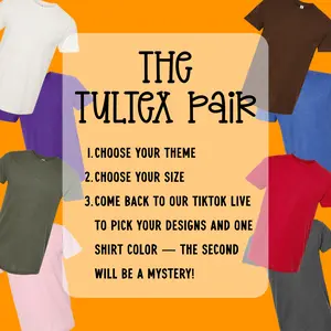 THE TULTEX PAIR - Two Tultex Tees - Choose Your Category!